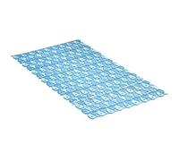 Tatay Alfombra de Bañera Antideslizante de PVC con Ventosas, Resistentes a Moho y Microbios, Anti-Bacteriano, Diseño Piscis, Azul. Medidas 70 x 36 cm