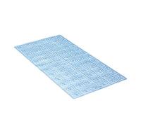 Tatay Alfombra de Bañera Antideslizante de PVC con Ventosas, Resistentes a Moho y Microbios, Anti-Bacteriano, Diseño BCN, Color Azul, Medidas 72 x 36cm