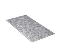 Tatay Alfombra de Bañera Antideslizante de PVC con Ventosas, Resistentes a Moho y Microbios, Anti-Bacteriano, Diseño Barcelona, Gris, Medidas 72 x 36 cm