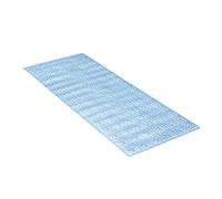 Tatay Alfombra de Bañera Antideslizante de PVC con Ventosas, Resistentes a Moho y Microbios, Anti-Bacteriano, Diseño Barcelona, Azul, Medidas 96 x 36 cm