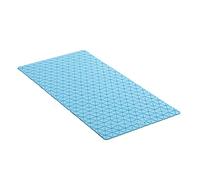 TATAY Alfombra de Bañera Antideslizante, Caucho SBS - TP con 94 Ventosas, Rectangular, Diseño Diamond, Azul. Medidas 72 x 36 cm
