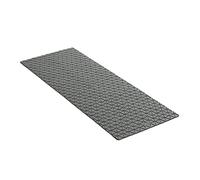 TATAY Alfombra de Bañera Antideslizante de Caucho SBS - TP con 126 Ventosas, Rectangular, Diseño Diamond, Gris. Medidas 97 x 36 cm
