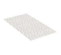 Tatay Alfombra de Bañera Antideslizante de PVC con Ventosas, Resistentes a Moho y Microbios, Anti-Bacteriano, Diseño Piscis, Blanco Pergamón. Medidas 70 x 36 cm