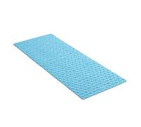 TATAY Alfombra de bañera antideslizante Caucho SBS 126 ventosas Rectangular 97 x 36 cm Azul