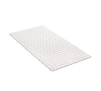 TATAY Alfombra de bañera antideslizante Diamond, caucho SBS-TP, 94 ventosas, 72 x 36 cm, blanco