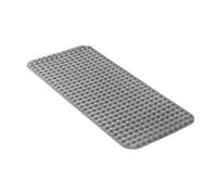 TATAY Alfombra de Bañera Fijación con Ventosas Durabilidad | Alfombra Bañera | Medidas 92x42 cm | Base Antideslizante | Uso Cómodo | 50% Material Reciclado | Y Sensación Placentera, Gris