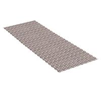 TATAY Alfombra de Bañera Piscis 97x36 cm Fijación con Ventosas Flexo de PVC | Alfombra Bañera | Base Antideslizante | Higiene PVC Antibacteriano | Ventosas de Gran Sujeción | Diseño de Peces, Taupe