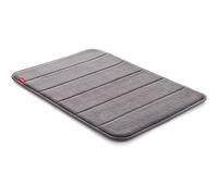 TATAY Alfombra de Baño Nuvola, 100% Microfibra, Antideslizante, Absorvente, Secado Rápido, Suave, Efecto Memoria, Apto Lavadora, Gris, Medidas 40 x 60 cm