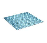 Tatay Alfombra de Bañera Antideslizante de PVC con Ventosas, Resistentes a Moho y Microbios, Anti-Bacteriano, Diseño Piscis, Azul. Medidas 54 x 54 cm