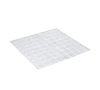 Tatay Alfombra de Bañera Antideslizante de PVC con Ventosas, Resistentes a Moho y Microbios, Anti-Bacteriano, Diseño Barcelona, Translucido. Medidas 54 x 54 cm