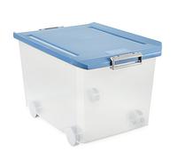 Tatay - Caja de Almacenaje Multiusos Bajo Cama con Tapa y Ruedas de 63 L de Capacidad. Plástico Polipropileno Libre de BPA. Forma Rectangular, Medidas 40 x 57 x 36 cm (L x An x Al)