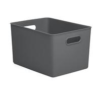 Tatay Caja organizadora Baobab 22 L Polipropileno Libre de BPA Asas integradas Gris Antracita
