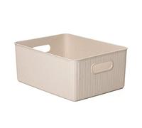 Tatay Cesta Almacenaje Plastico 15 L Baobab | Caja Organizadora | Asas Integradas | Diseño Compacto y Versátil | Plástico 100% Reciclado Libre de BPA | 29,4x38,5x16 cm, Ecohome