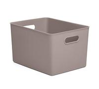 Tatay Caja organizadora Baobab 22 L – Asas integradas, sin BPA – Marrón taupé 29,4x38,5x23 cm