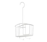 Tatay Cesta de Ducha 100% Inoxidable Fácil de Limpiar Fácil Instalación | Cesta Ducha | Medidas 22,5x8,5x40 cm | Sin Taladro | Diseño Moderno | Colgar con Drenaje Eficiente | Fácil Limpieza, Blanco