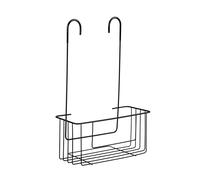 Tatay Cesta de Ducha 100% Inoxidable Fácil de Limpiar Fácil Instalación | Cesta Ducha | Medidas 28x12,5x39 cm | Sin Taladro | Diseño Moderno | Colgar con Drenaje Eficiente | Fácil Limpieza, Negro
