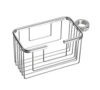 Tatay Cesta de Ducha 12,5x11,5x24 cm Aluminio Anticorrosión Diseño Moderno | Cesta Ducha | Sin Taladro | Fácil Instalación | Soporta 3 kg | Colgador Ducha Barra Aluminio | Colgar con Drenaje Eficiente