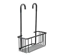 Tatay Cesta de Ducha 28x12,8x38,5 cm Instalación sin Taladro Diseño Moderno | Cesta Ducha | Aluminio Anticorrosión | Resiste Humedad | Fácil Instalación | Soporta 8 kg | Colgador Ducha Aluminio, Negro