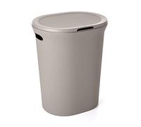 Tatay Cesto de Ropa Baobab, 40 L de Capacidad, de Polipropileno, Libre de BPA, con Tapa, Color Marrón (Taupé), Medidas: 41 x 33 x 50 cm