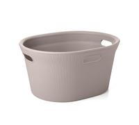 Tatay Baobab Cesto de Ropa, 35L de Capacidad, Polipropileno libre de BPA, 3 Asas, Color Taupe