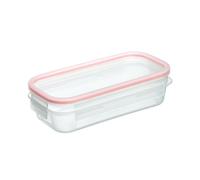 Tatay Clip Safe - Recipiente Hermético Rectangular 0.75l Con Cierre De Pestañas. Rojo