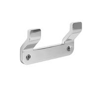 Tatay - Colgador Doble Flat 6198300, Cromado, 10 x 2.2 x 5.3 cm