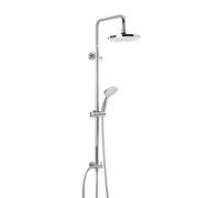 TATAY Columna de Ducha Porto Acero Inoxidable 130 cm 1 Acabado Cromado