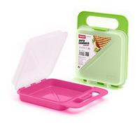 Tatay Conjunto Porta Alimentos (2X Rosa y Verde, Portasandwich)