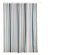 Tatay Cortina de Ducha de Tela 180 x 200 cm | Incluye 12 Anillas | Cortina Ducha Lavable con Diseño Moderno | Tela de Poliéster Muy Resistente | Modelo Timeless - Colores Blanco, Beige y Verde