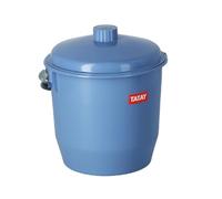 TATAY Cubo con Tapa, Azul, 35 x 33 x 36 cm