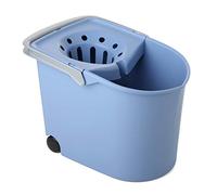 Cubo agua con escurridor con ruedas azul tatay