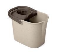 TATAY Cubo de Fregona Libre de BPA Formato Rectangular Vertido sin Goteos | Cubo Fregona | Capacidad 16 L | Medidas 37x26,5x29 cm | Plástico 100% Reciclado | Sin BPA | Asa de Agarre Robusta, Ecohome