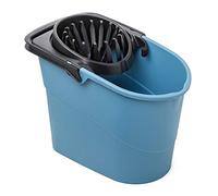 Tatay Cubo de Fregona Spider, de PP, Libre de BPA, Escurridor por Presión, Sin Salpicaduras, Fabricado en España, Color Ocean