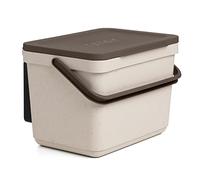 TATAY Cubos de Basura para la Cocina | 1 Cubo Organico Smart 6L con Soporte y Tornillos + Set 3 Cubos de Basura Reciclaje Easy Waste 20L Ecohome | Diseño Compacto y Modular | Materiales Reciclados