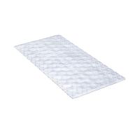 TATAY Diamond - Alfombra antideslizante para ducha o bañera, 72 x 36, translúcida