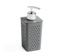 TATAY Dispensador para el jabón Bohol, de Polipropileno, Libre de BPA, Plástico 100% Reciclado, Gris Antracita. Medidas: 7 x 6,5 x 16 cm