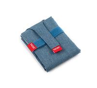 Tatay Envoltorio Bocadillo Reutilizable - Urban Food Textil Baguette | Porta Sandwich Ajustable con Cintas | Forro Interior PEVA Impermeable | Libre de BPA | 72,5x0,3x44 cm, Azul Denim