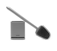 TATAY Escobilla WC con Tecnología NanoFix Limpieza Profunda sin Fugas | Escobilla WC | Medidas 11x6x42 cm | Quick Fix | Fácil Instalación | Silicona TPE | Limpieza Profunda sin Fugas, Gris + Piedra
