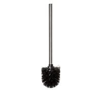 Tatay Mango Escobilla WC de Baño INOX, Cepillo Negro, Mango de Acero Inoxidable, Fabricado en España. Libre de BPA. Medidas 8 x 8 x 35 cm, 4438901