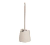 TATAY Escobilla de baño ECOHOME, Polipropileno 100% reciclado, Cepillo negro, Sin BPA, 12x12x38 cm