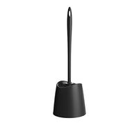 TATAY Escobilla WC Hecho en España Materiales Resistentes Diseño Moderno | Escobilla WC | Medidas 12x12x38 cm | Cepillo Fijo y Duradero | Para Buena Higiene | Escobillas de Baño, Negro