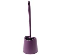 Tatay Escobilla de Baño WC Estandar, de Polipropileno, Cepillo Negro, Libre de BPA, Fabricado en España, Color Morado (Berenjena), Medidas 12 x 12 x 38 cm
