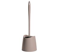 TATAY Escobilla WC | Materiales Resistentes | Diseño Moderno | Cepillo Fijo y Duradero para Buena Higiene Escobillas de Baño | Fabricada en España | 12 x 12 x 38 cm - Taupe