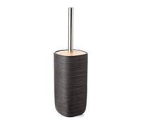 TATAY Escobilla WC | Poliresina de Gran Resistencia | Diseño Elegante y Decorativo | Escobillas de Baño Funcionales | 10.1 x 10.1 x 35.5 cm - Colección Bambu - Gris
