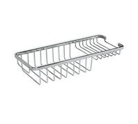 Tatay Cestillo Rectangular Krom, Doble Nivel, diseño Funcional, Fabricado en latón Cromado y Acero INOX.