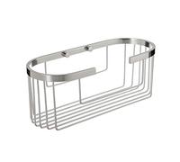Tatay Estantería de ducha Aluminium – Aluminio ovalado, incluye tornillos, compatible Quick Fix