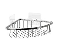 Tatay Estantería de Ducha Krom con Tornillos Quick Fix Drenaje Eficiente | Estantería Ducha | Medidas 20x5x20 cm | Latón Resistente | Sin Taladro | Diseño Rinconero | Soporta 5 kg | Resiste Humedad
