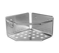 Tatay Estantería de Ducha Serenity con Tornillos Quick Fix Diseño Rinconero | Estantería Ducha | Medidas 20x12x20 cm | Aluminio Anticorrosión | Resiste Humedad | Sin Taladro | Drenaje Eficiente, Plateado