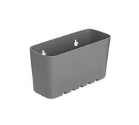 TATAY Cesta organizadora de ducha 4520100 – Polipropileno resistente con ventosas, 1,5 kg, gris