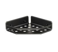 Tatay Estanteria Ducha Sin Taladro Esquina Aluminio | Incluye Tornillos y Sistema Fijación Quick Fix | Resistencia Humedad | Moderno | Fácil Drenaje | 20 x 5,5 x 20 cm - Modelo Serenity - Negro